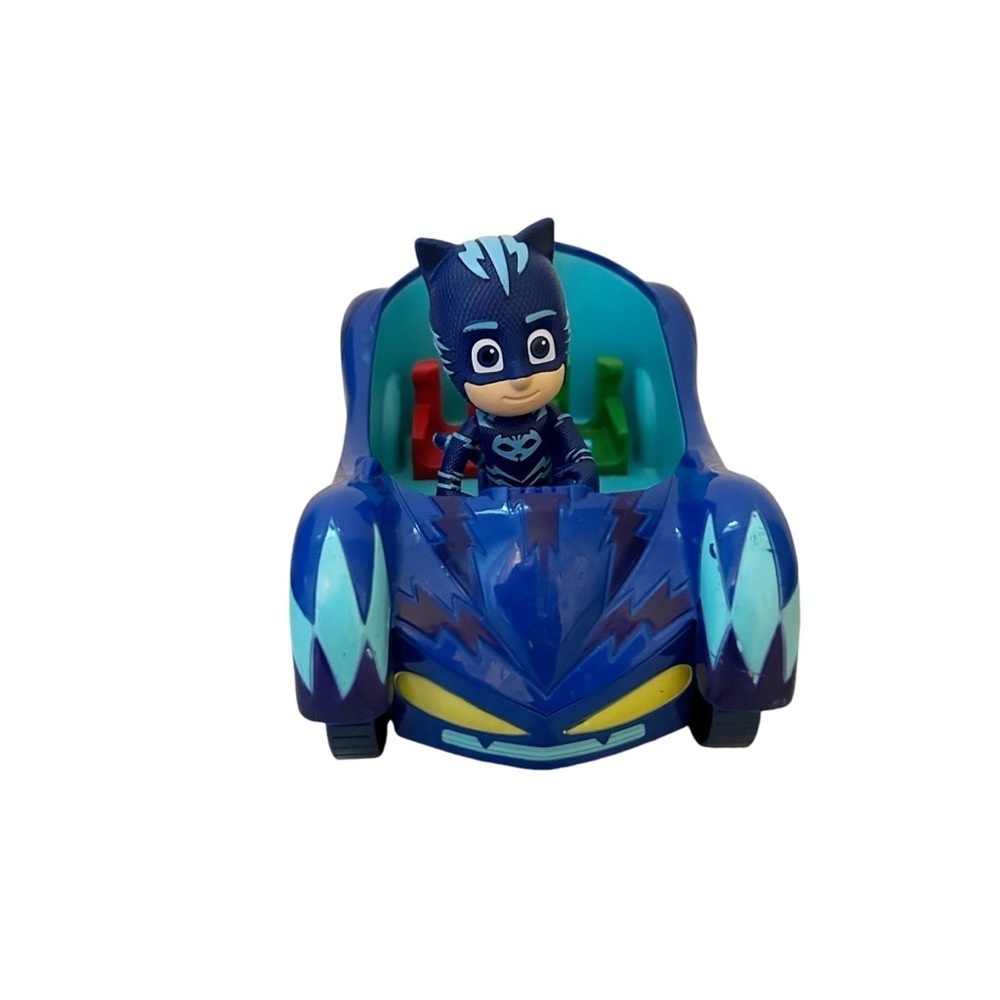 PJ Masks Cat Boy & Cat Car Vehicle & Figure Disney Just Play Frog Box